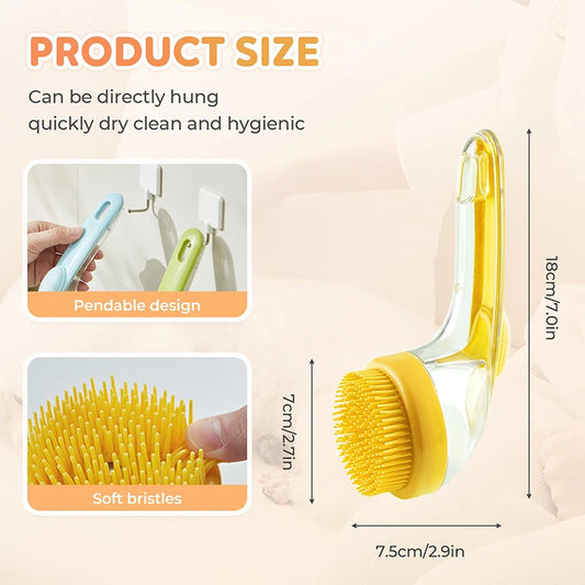 New 2 In 1 Bath Brush